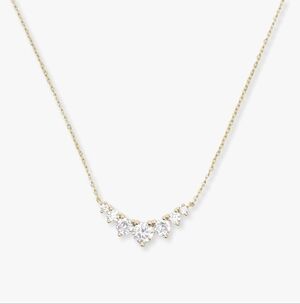 Melinda Maria Not Your Basic Multi Stone Pendant Necklace NEW Gold FIRM ✨️